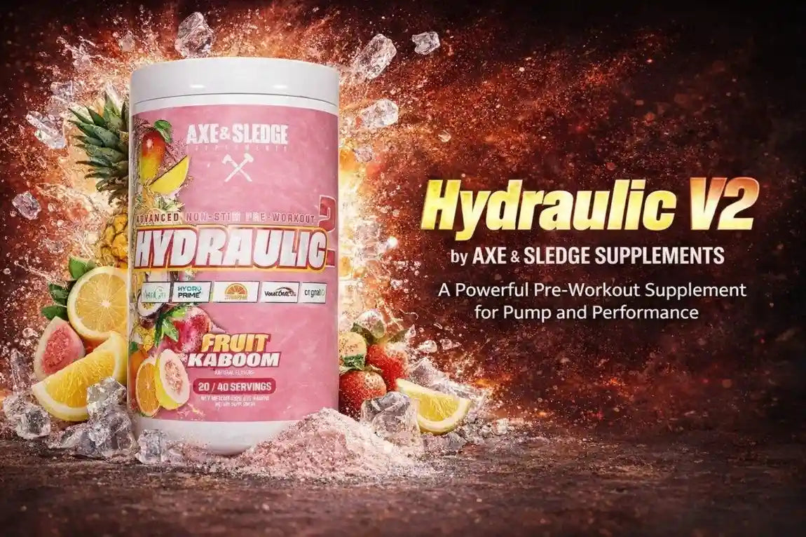Hydraulic V2 by Axe & Sledge Supplements – A Powerful Pre-Workout Supplement for Pump and Performance