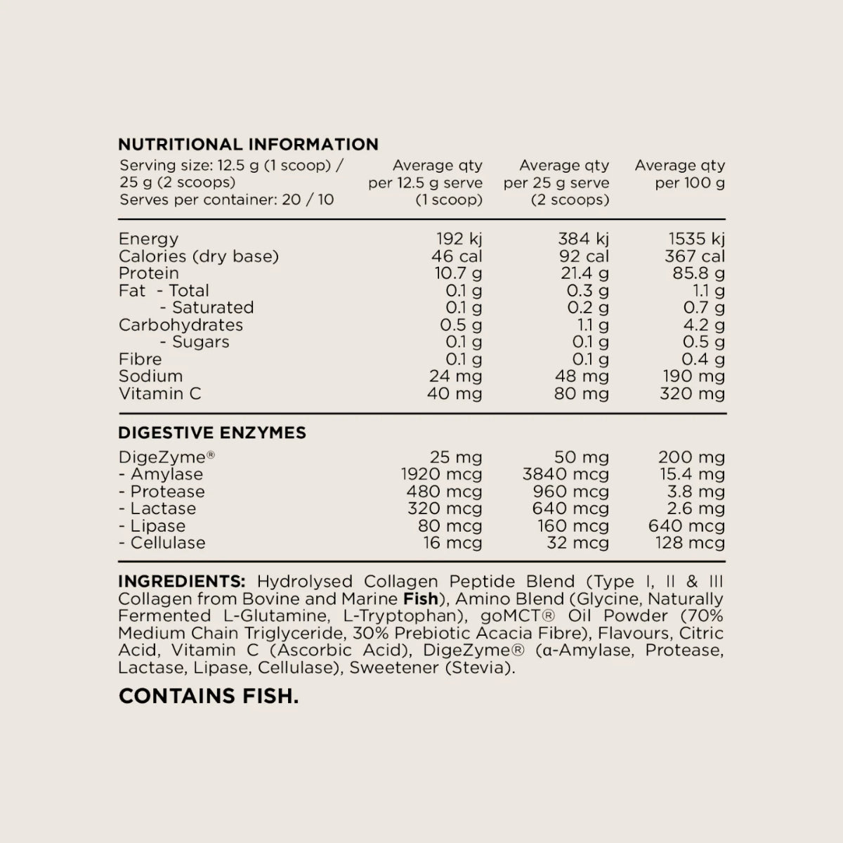Switch Nutrition Collagen 75 Serves