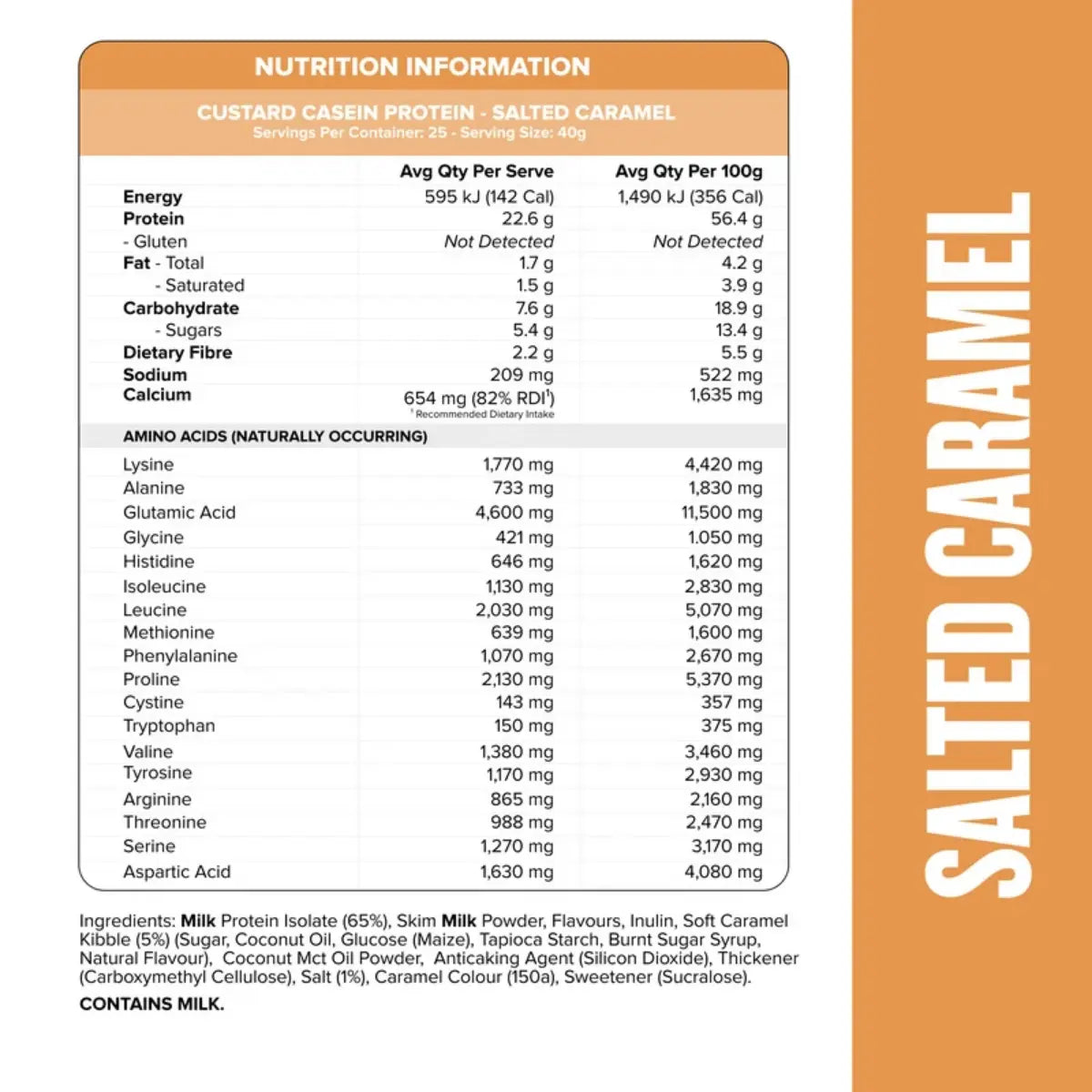 Muscle Nation Custard Casein