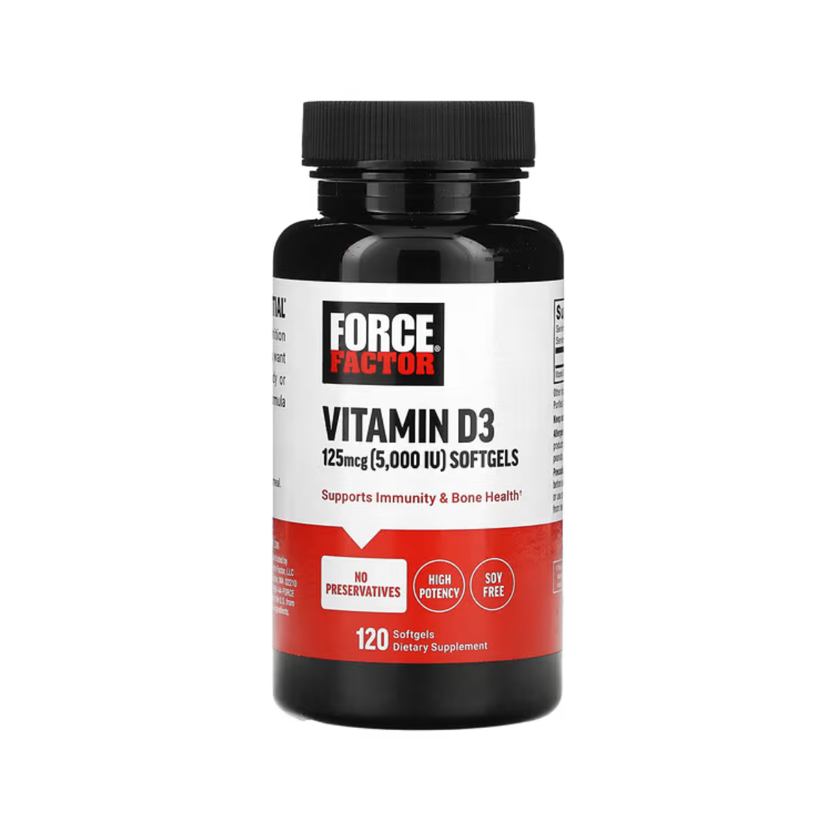 Force Factor - 5000IU Vit D3