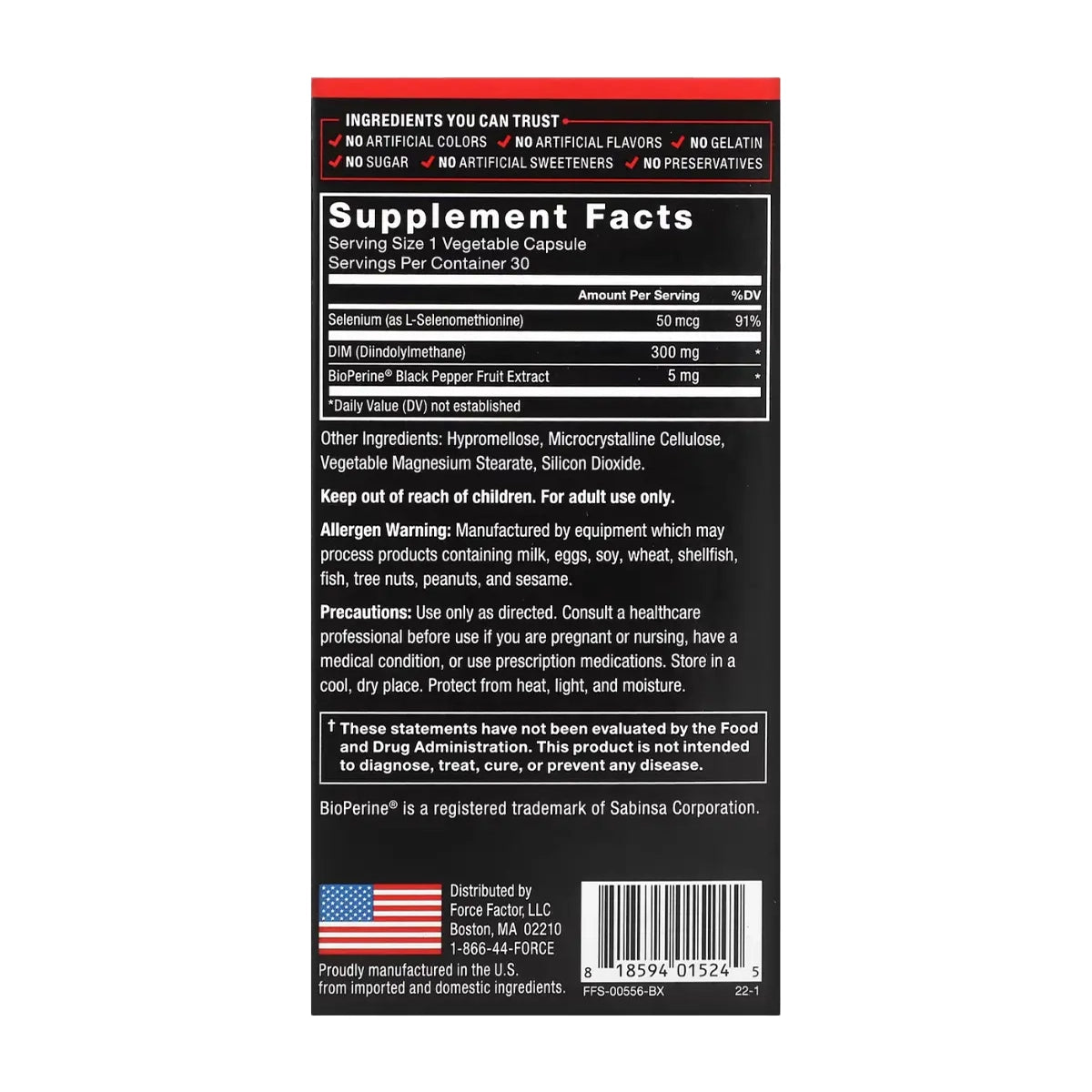 Force Factor DIM