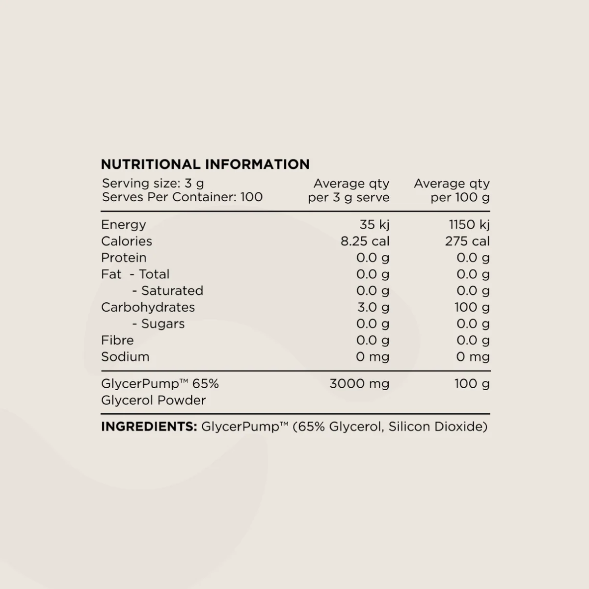 Glycerol by Switch Nutrition
