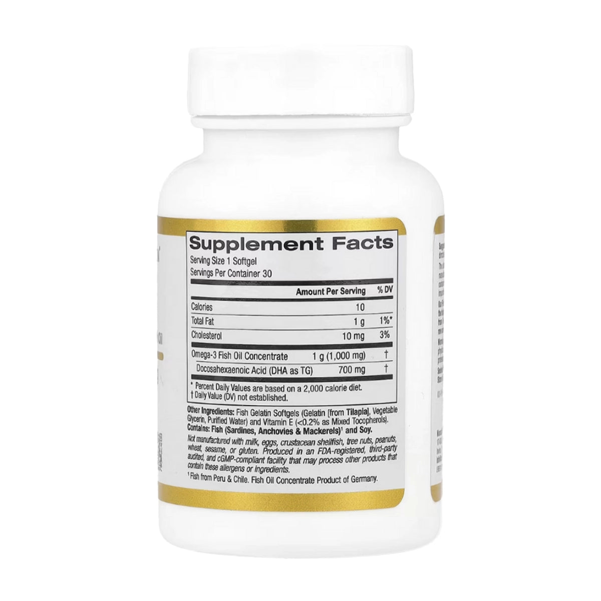 California Gold DHA 700 Fish Oil