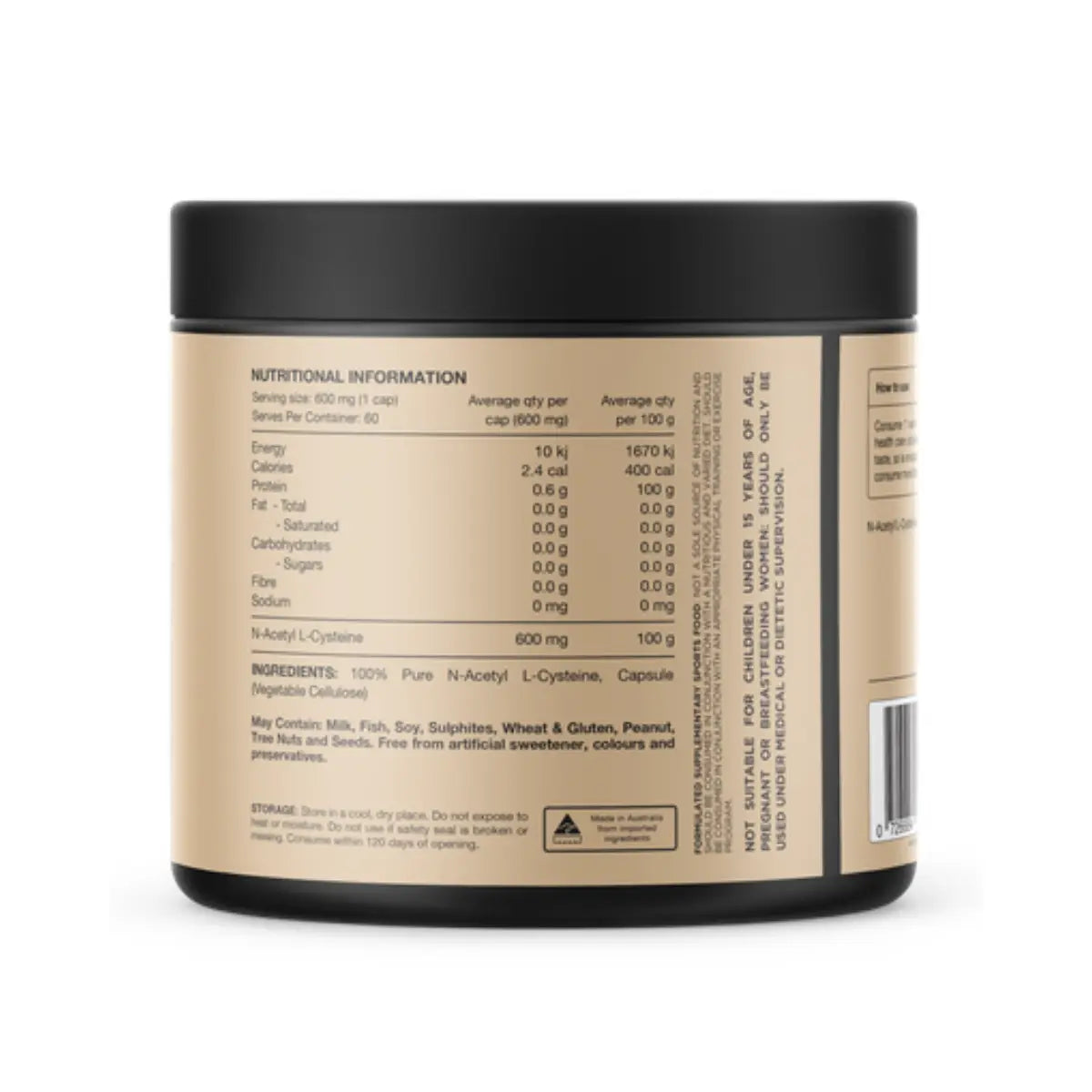 NAC Caps by Switch Nutrition