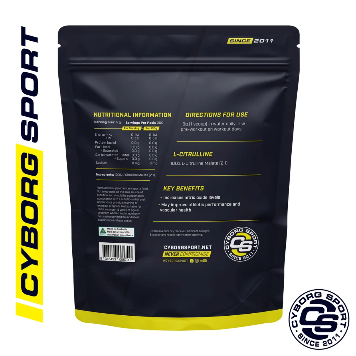 L-Citrulline Malate by Cyborg Sport