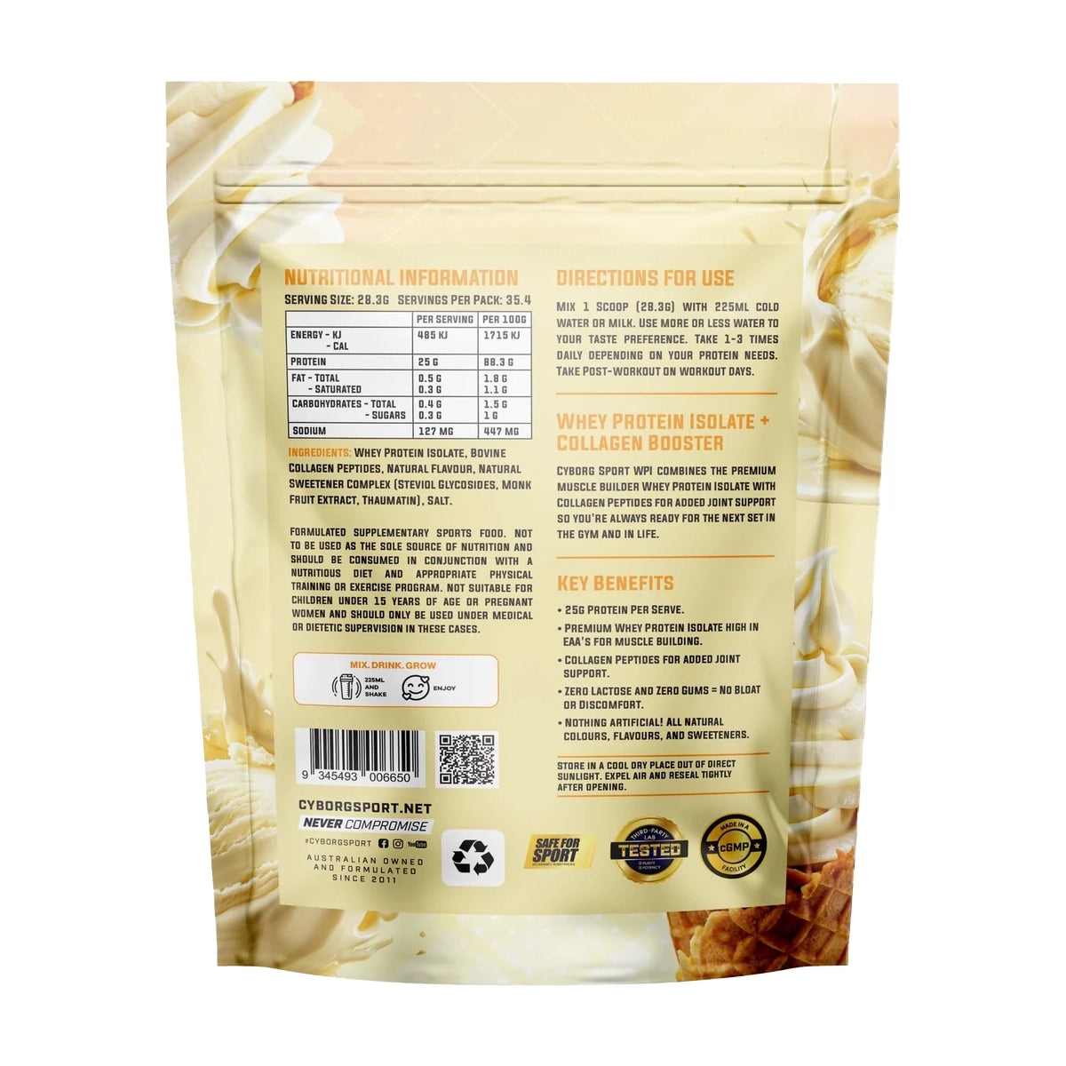 WPI + Collagen Booster by Cyborg Sport