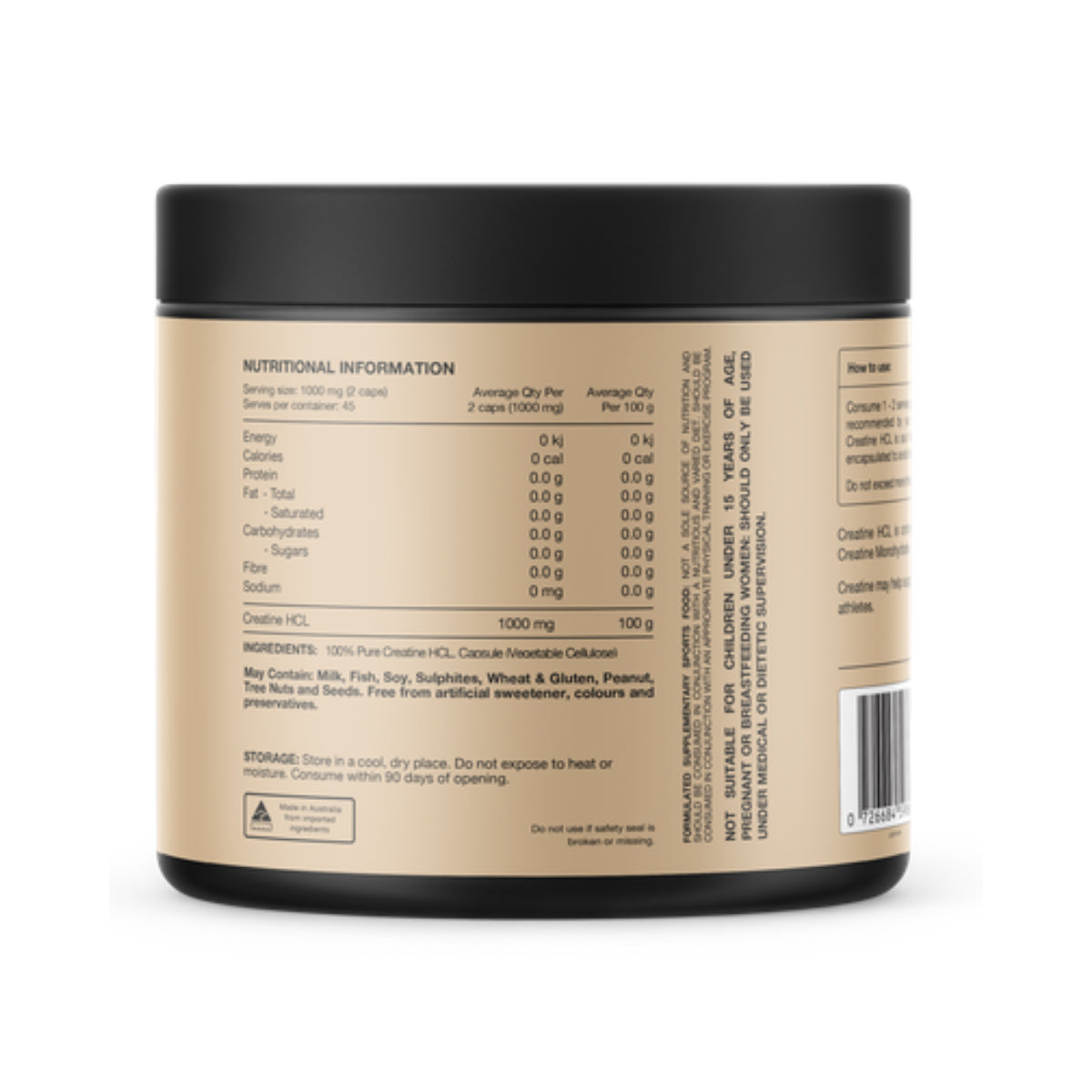 Switch Nutrition Creatine HCL Caps