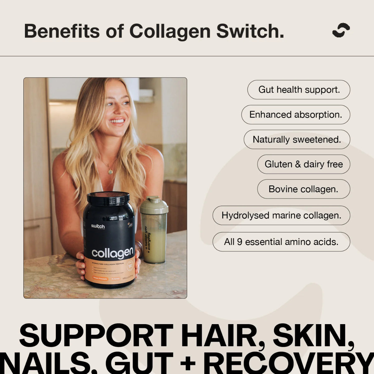 Switch Nutrition Collagen 75 Serves