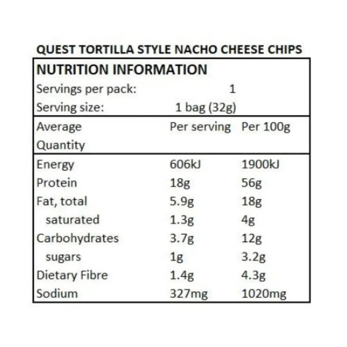 Quest Protein Chips