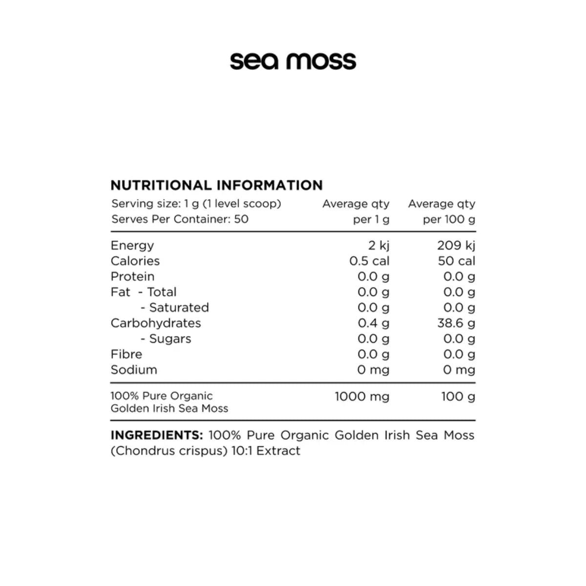 Switch Sea Moss