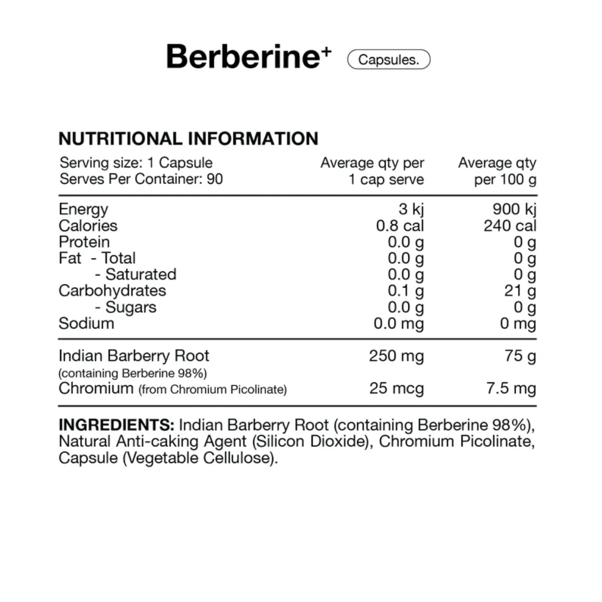 Switch Nutrition Berberine