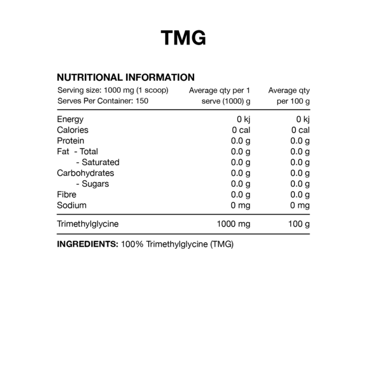 TMG by Switch Nutrition