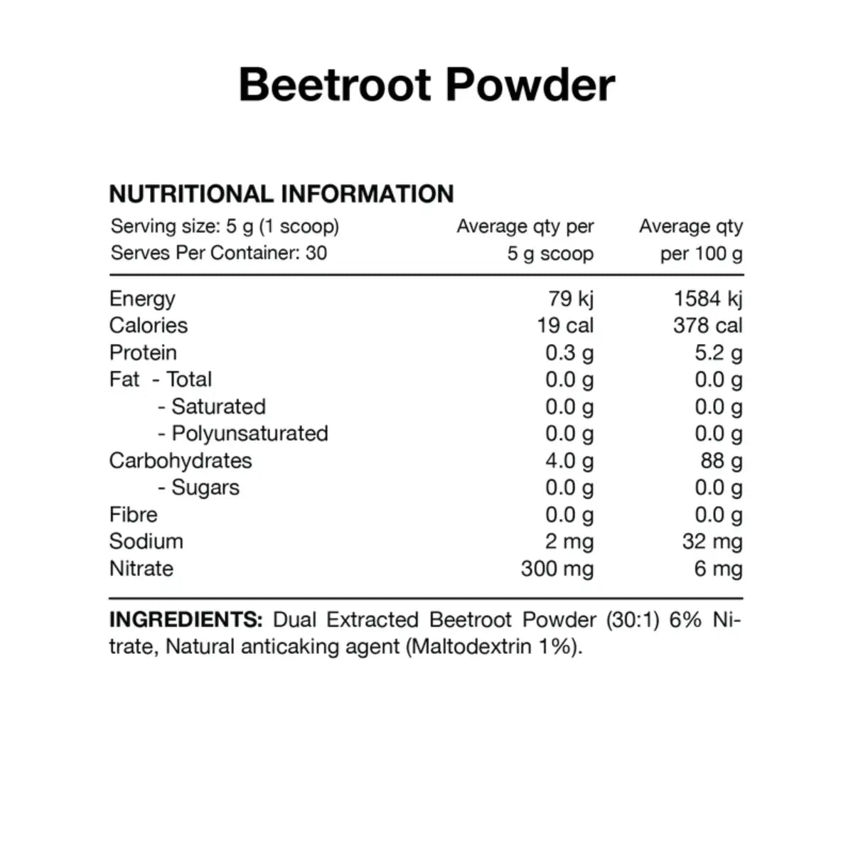Organic Beetroot Powder