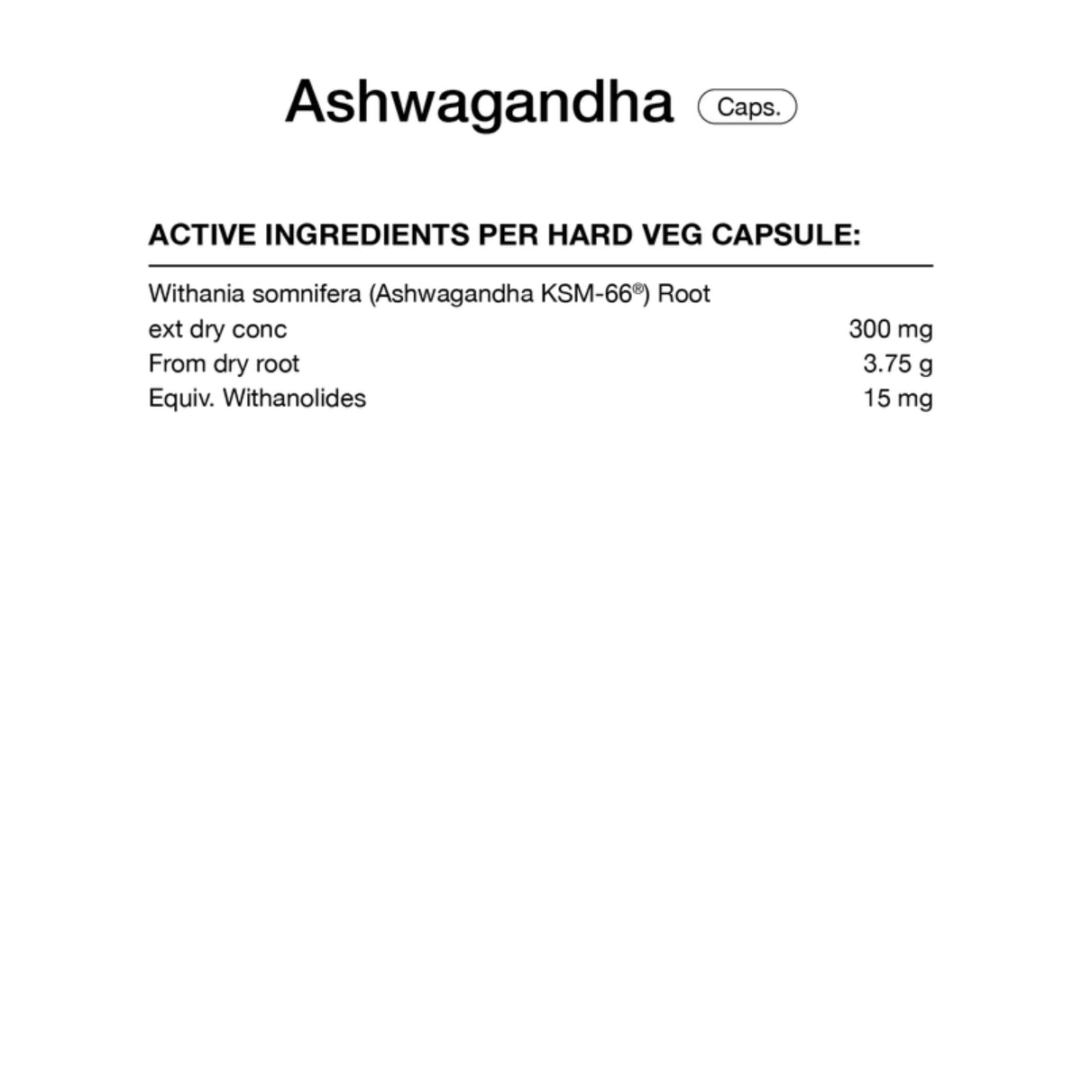 Switch Nutrition Ashwagandha