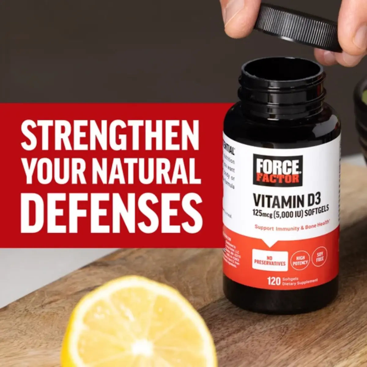 Force Factor - 5000IU Vit D3