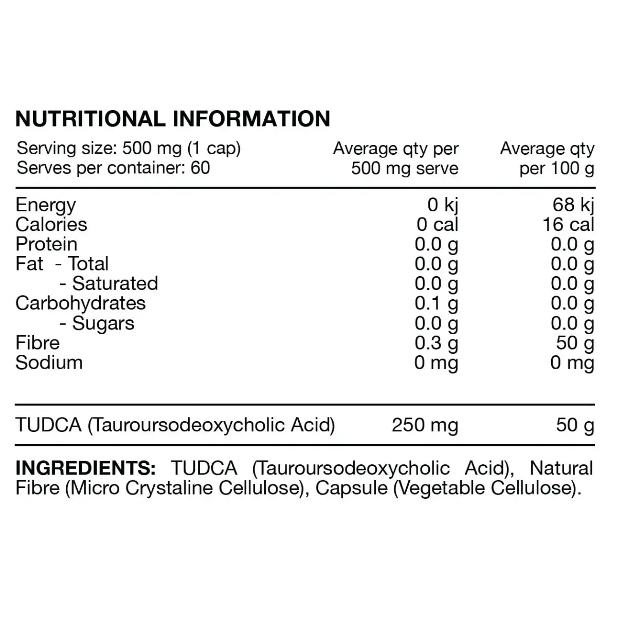 Switch TUDCA 250mg