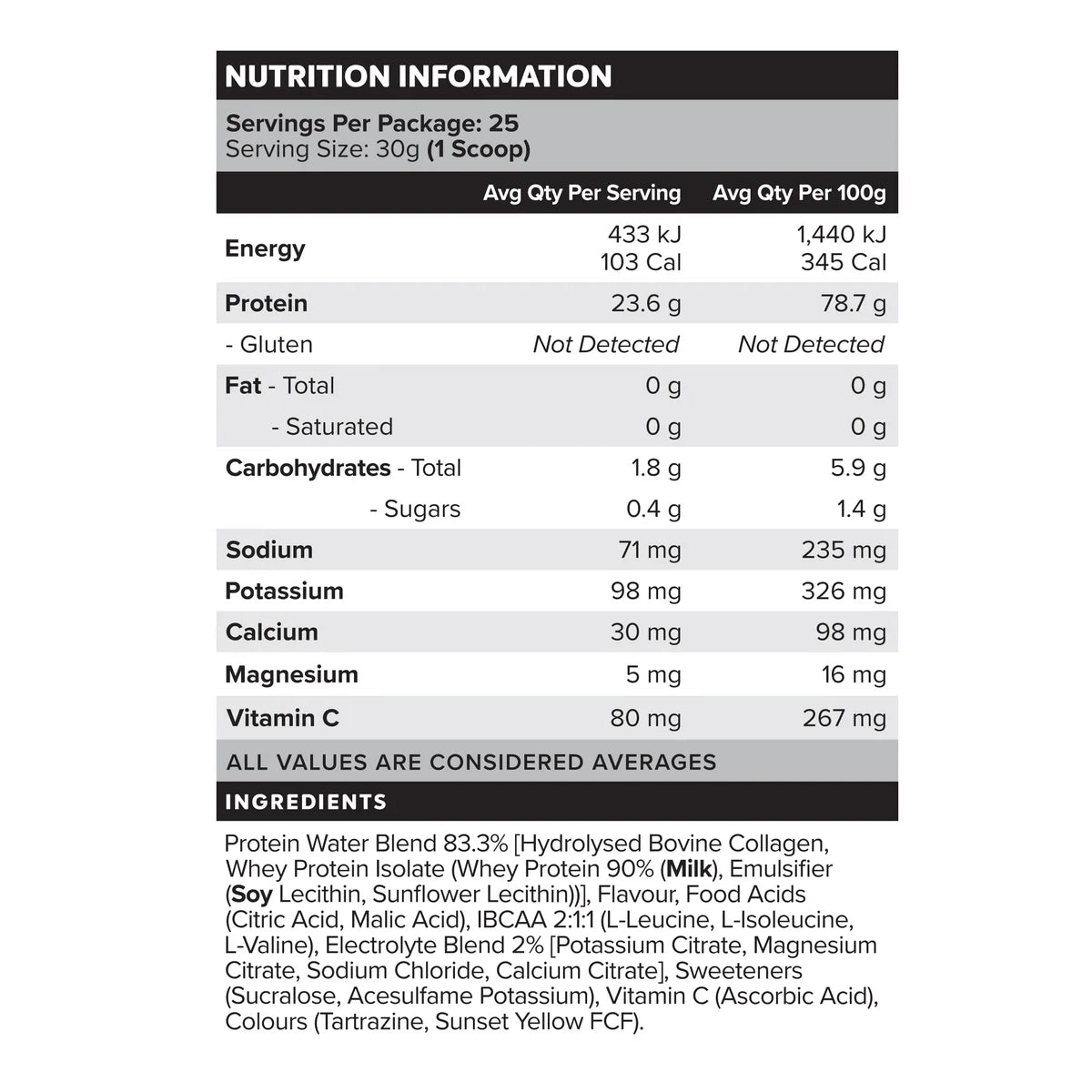 Muscle Nation Protein Water