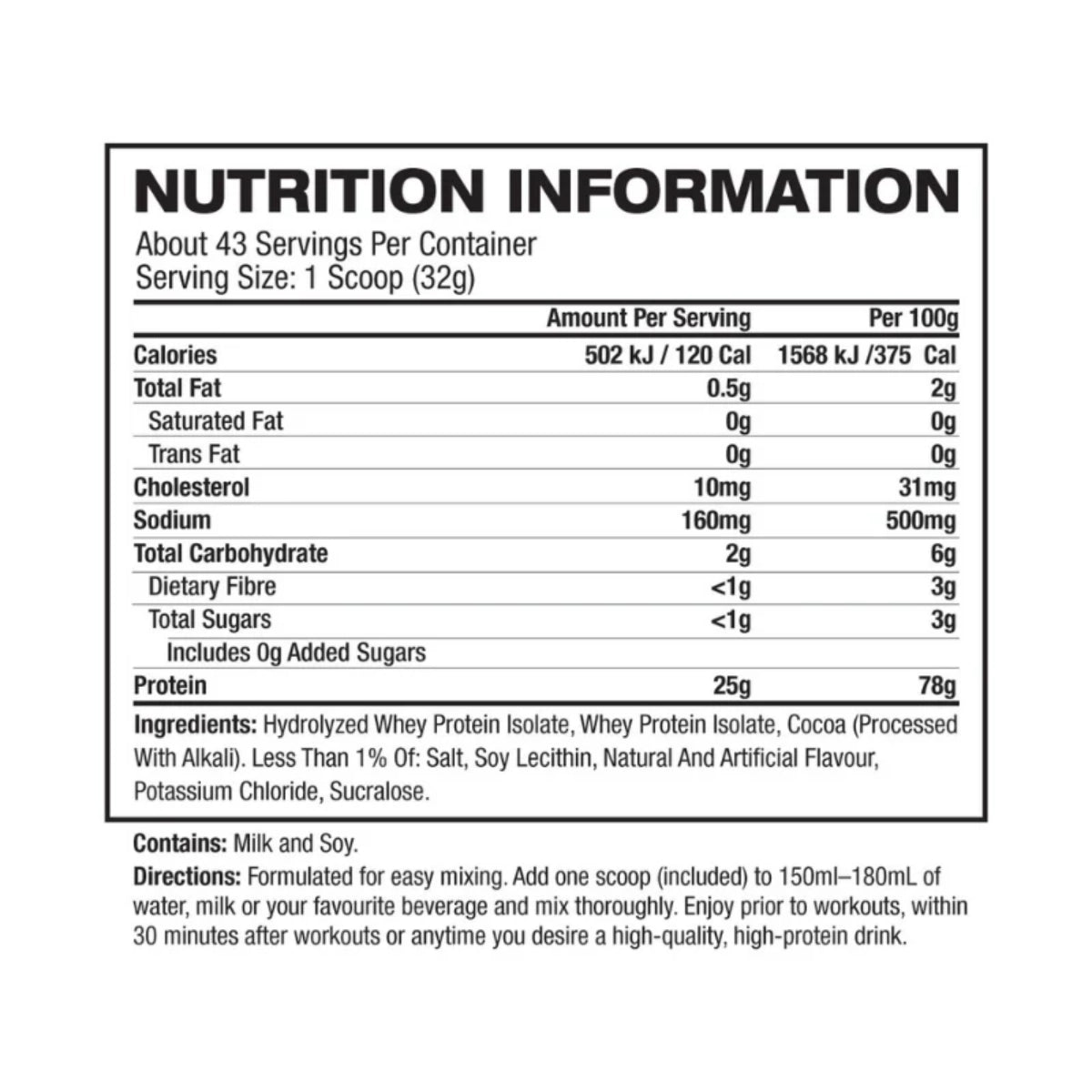ISO100 Hydrolyzed WPI by Dymatize