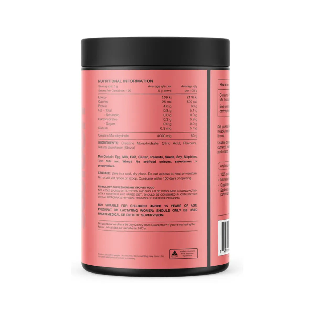 Flavoured Creatine by Switch Nutrition