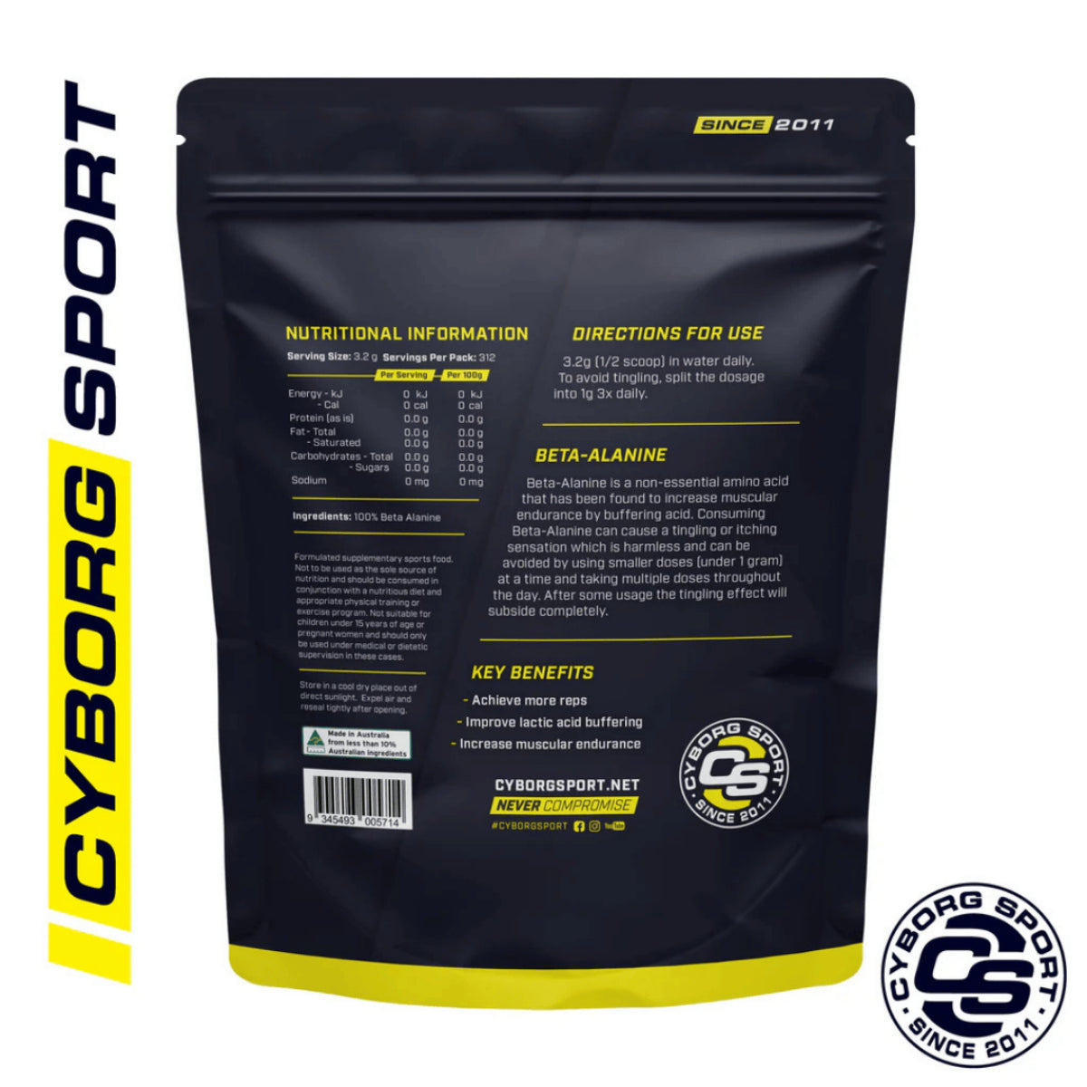 Beta Alanine By Cyborg Sport