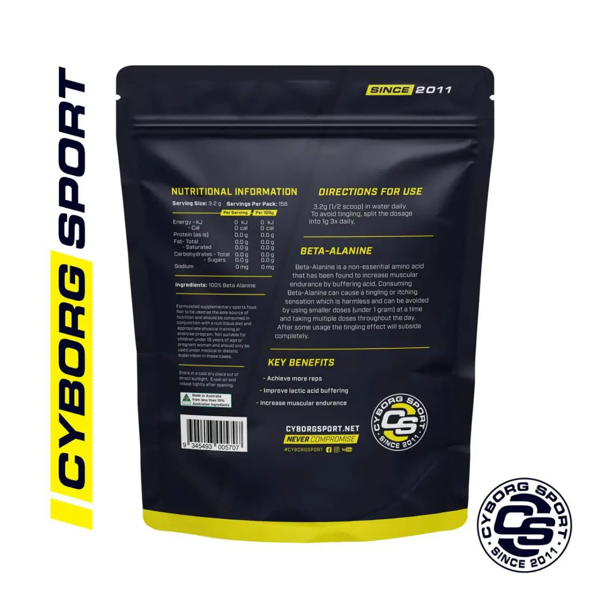 Beta Alanine By Cyborg Sport