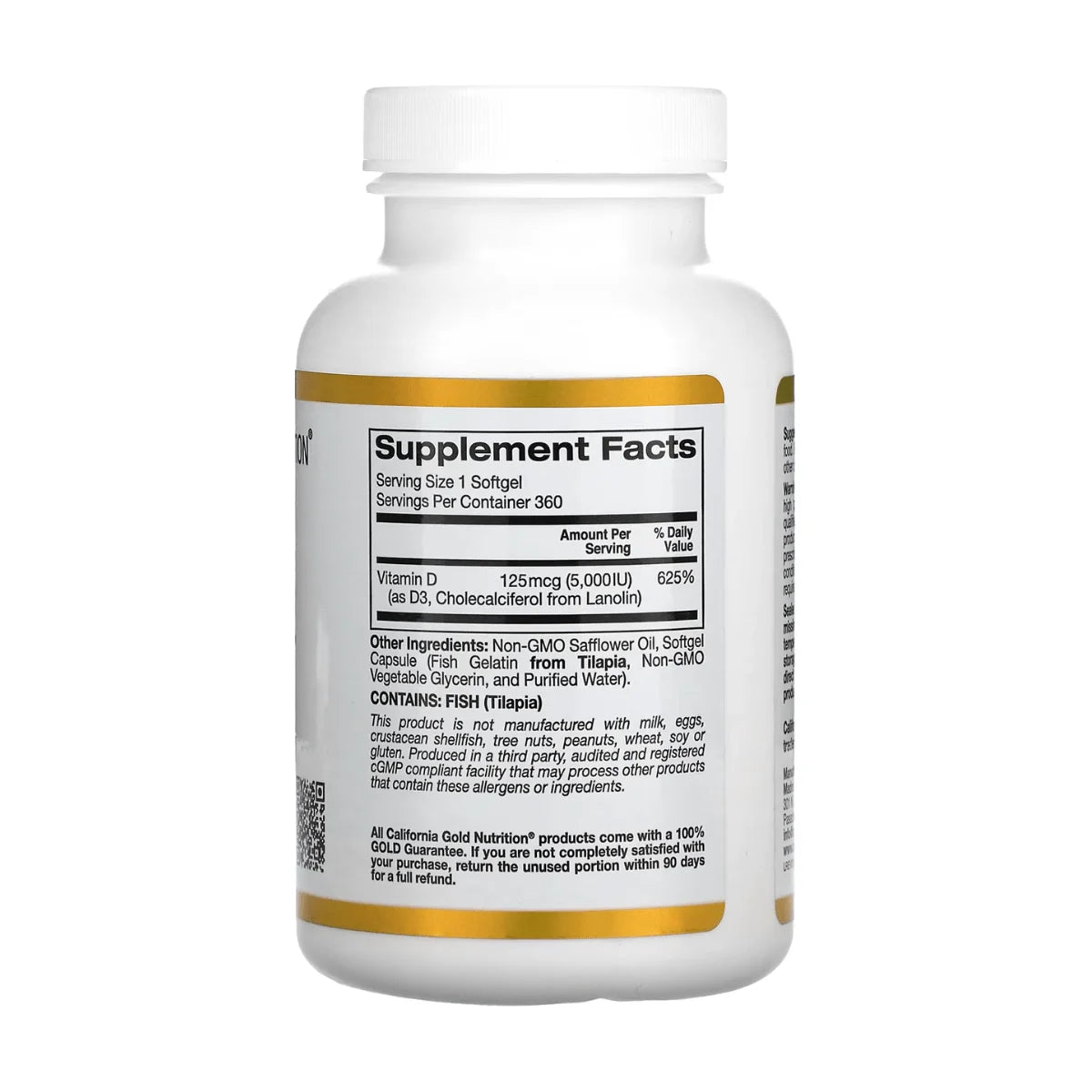 California Gold - Vitamin D3 5000 IU