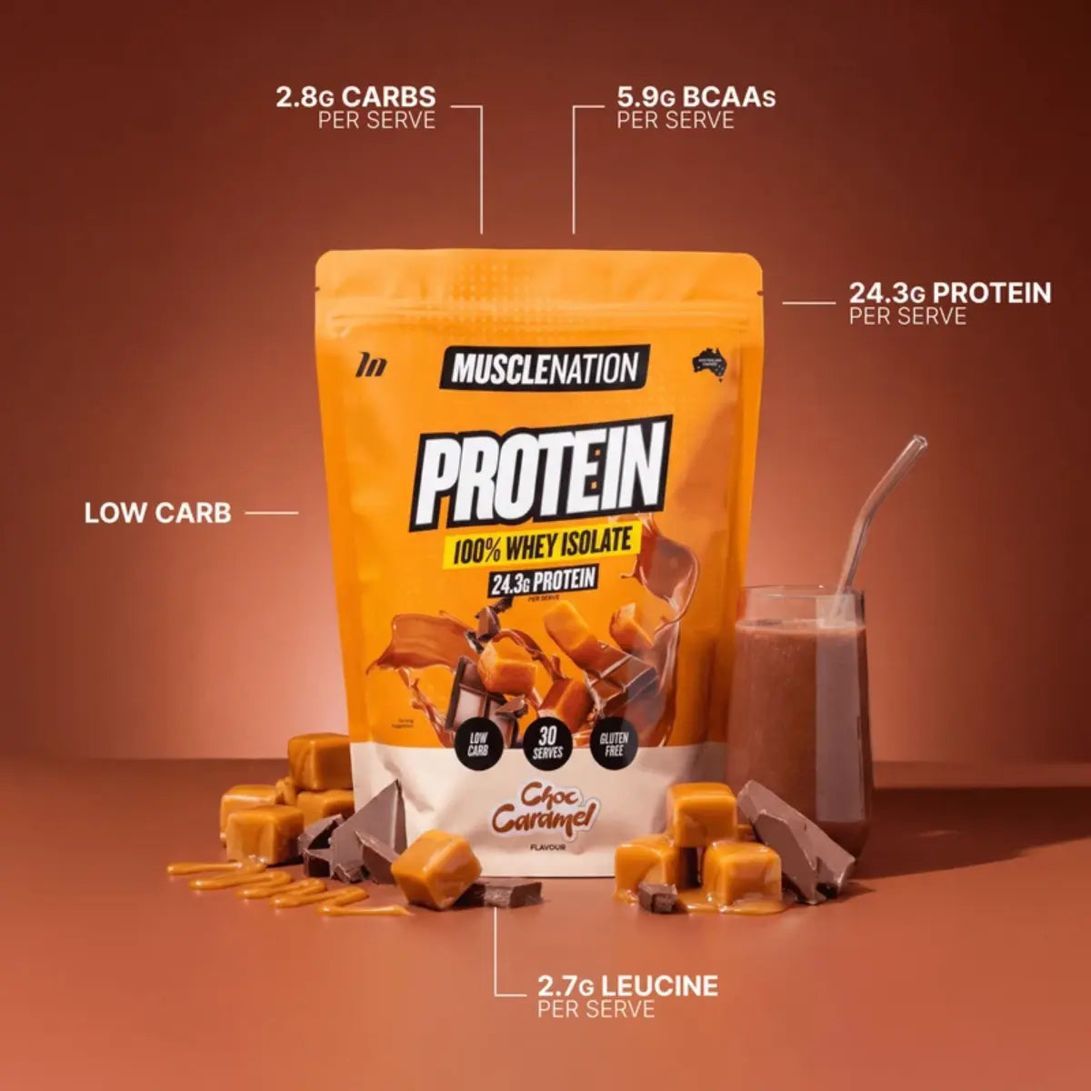 Muscle Nation 100% Whey Isolate Protein