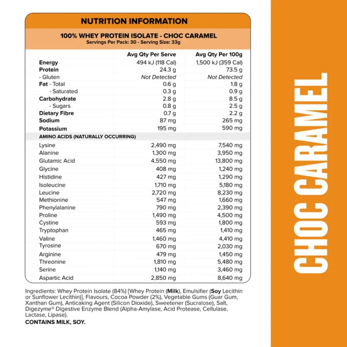 Muscle Nation 100% Whey Isolate Protein