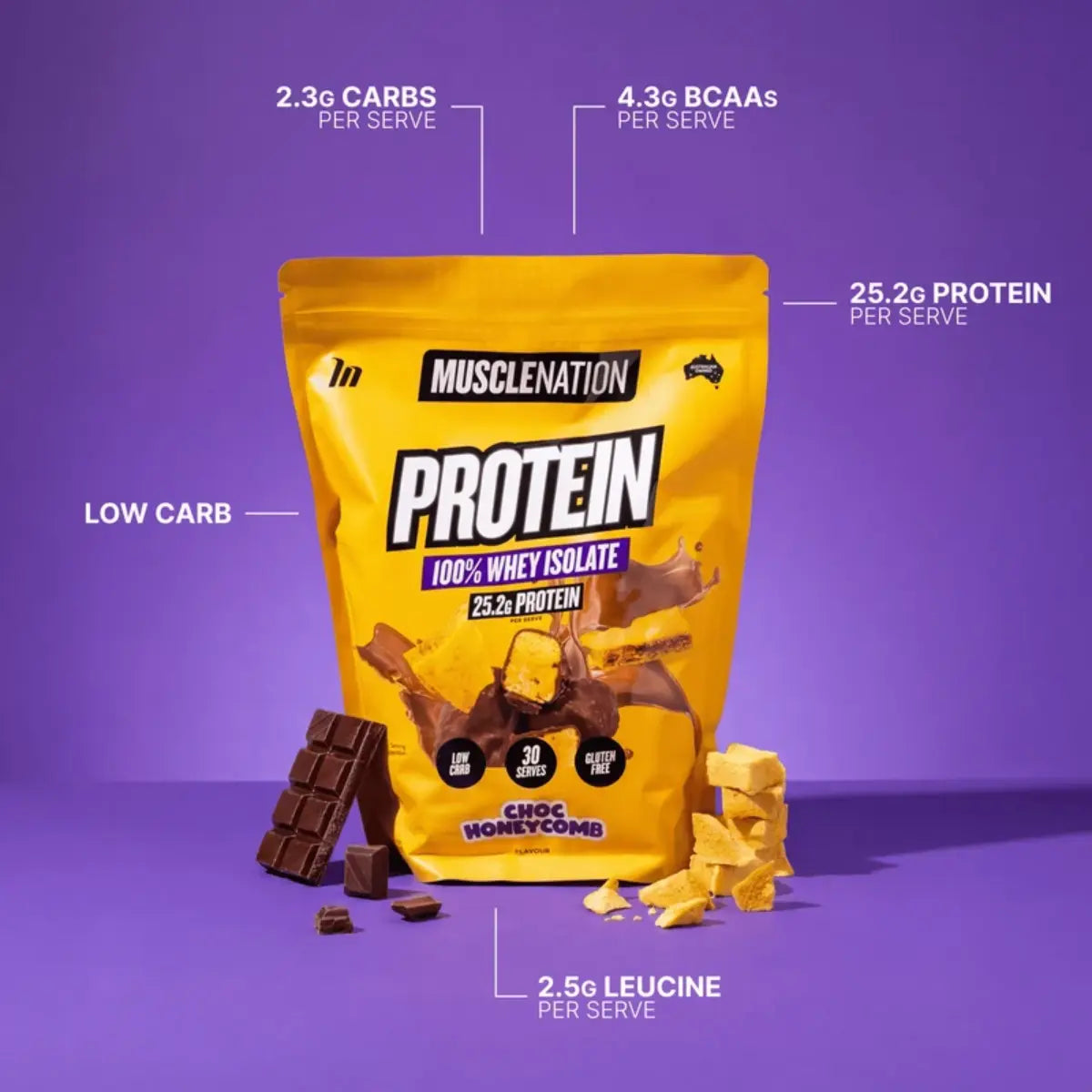 Muscle Nation 100% Whey Isolate Protein
