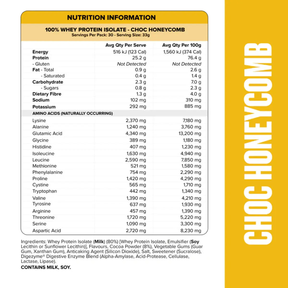 Muscle Nation 100% Whey Isolate Protein