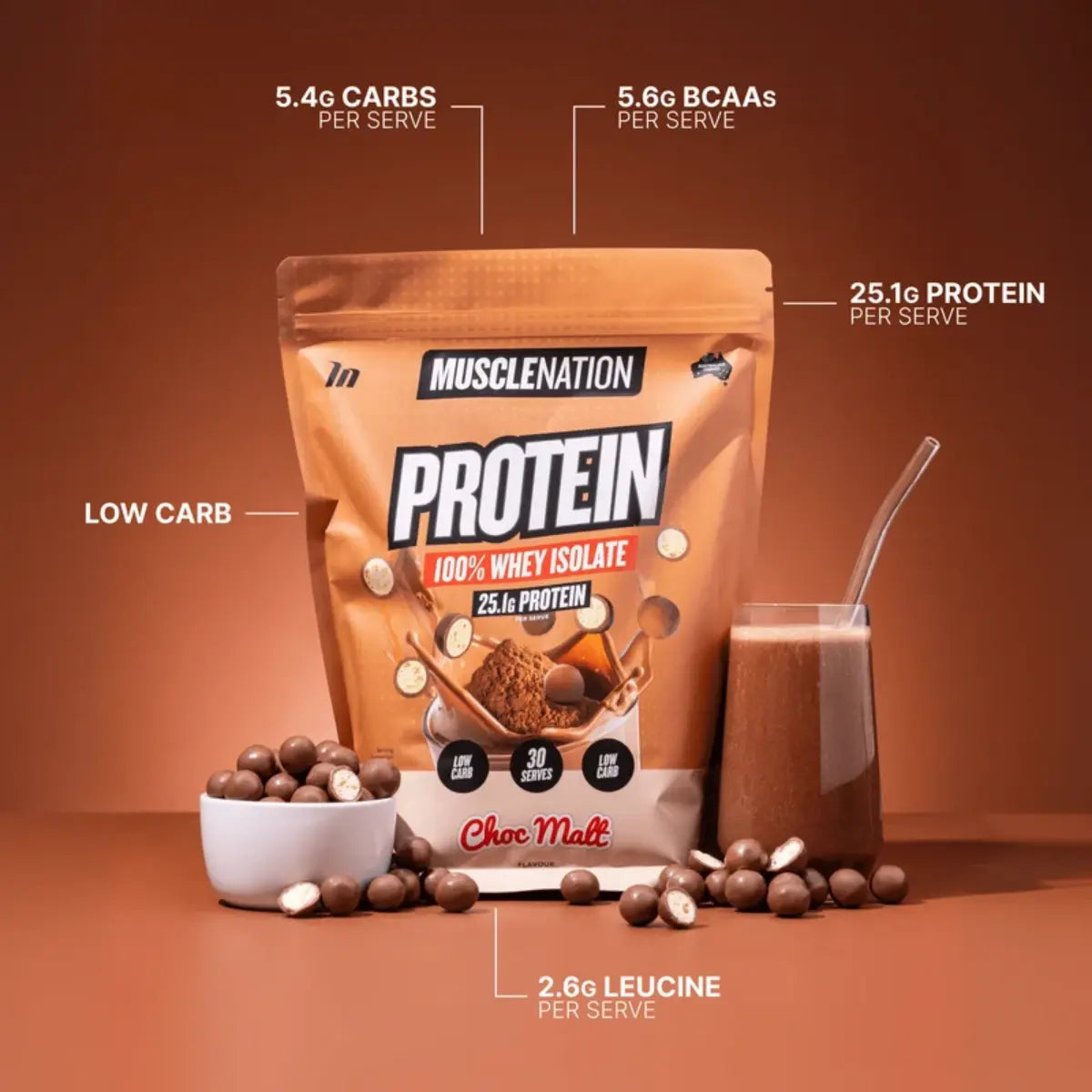 Muscle Nation 100% Whey Isolate Protein