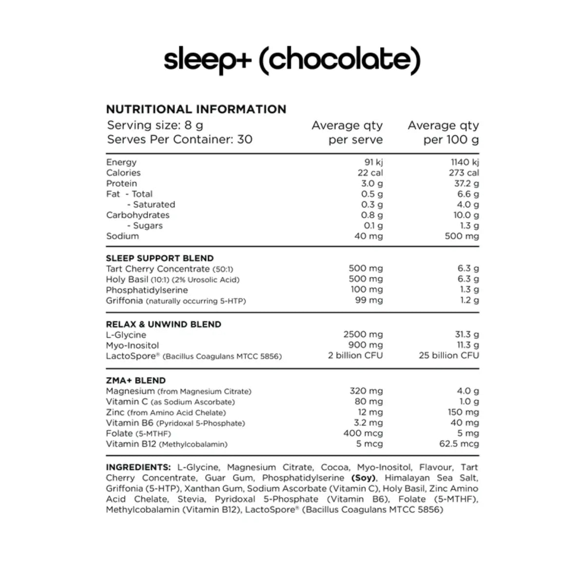 Sleep by Switch Nutrition
