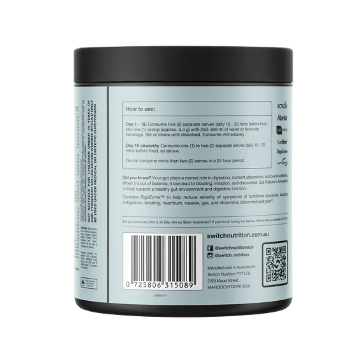 Switch Nutrition Gut Restore
