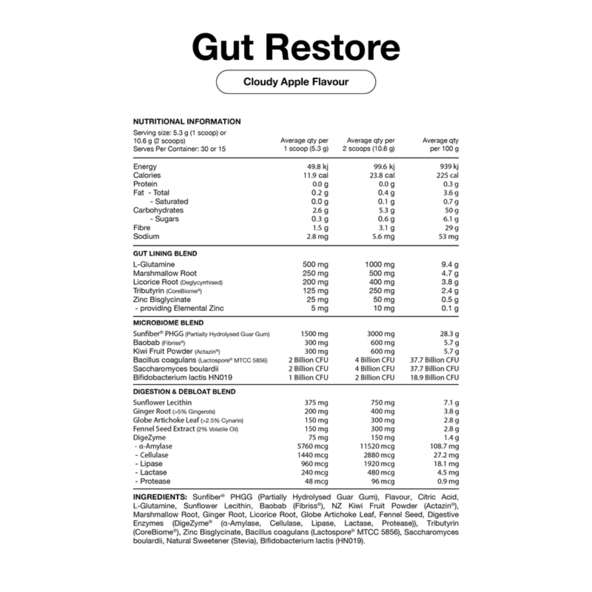 Switch Nutrition Gut Restore
