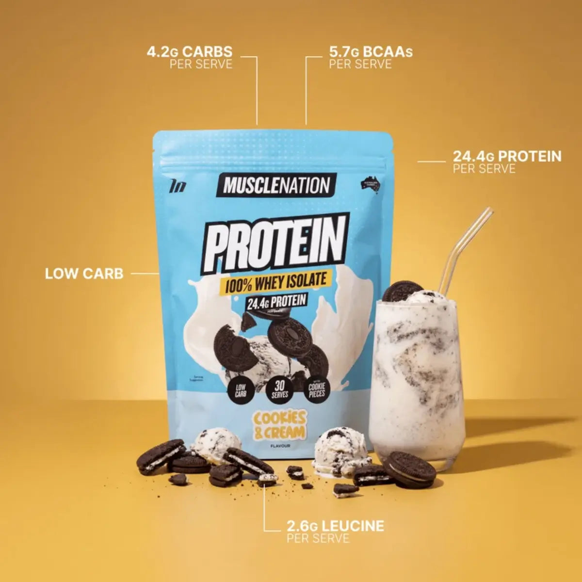 Muscle Nation 100% Whey Isolate Protein