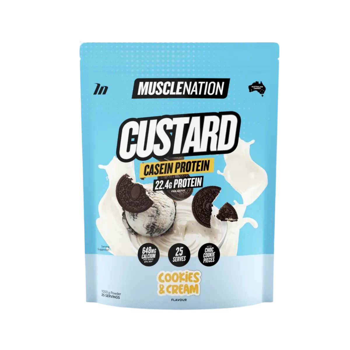 Muscle Nation Custard Casein