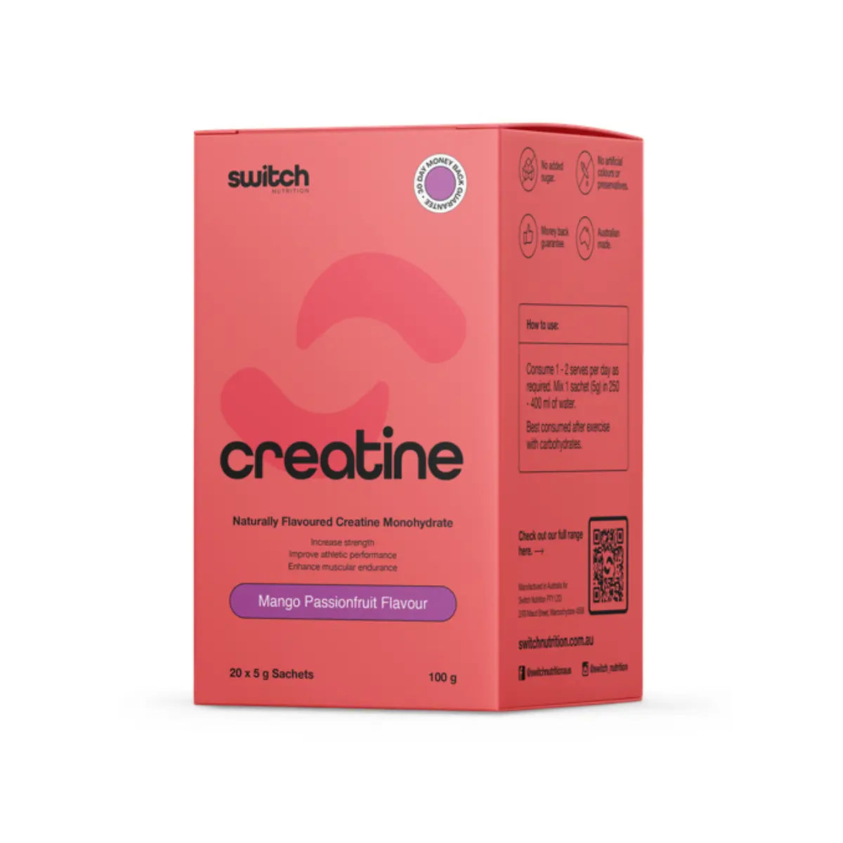 Flavoured Creatine by Switch Nutrition
