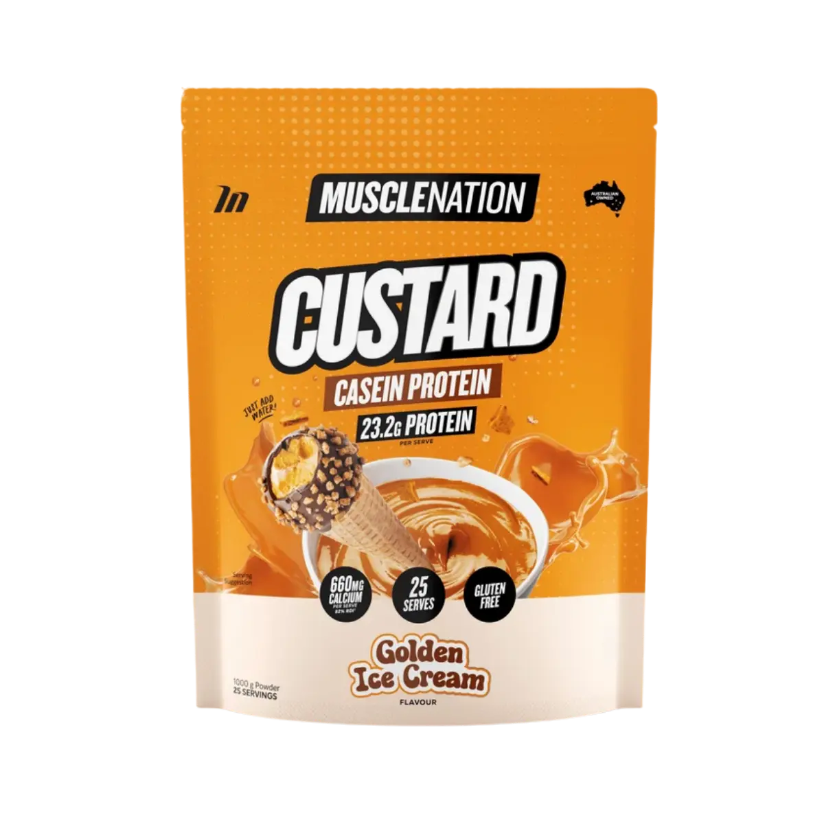 Muscle Nation Custard Casein