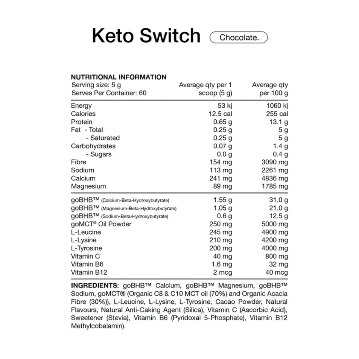 Keto Switch+ by Switch Nutrition