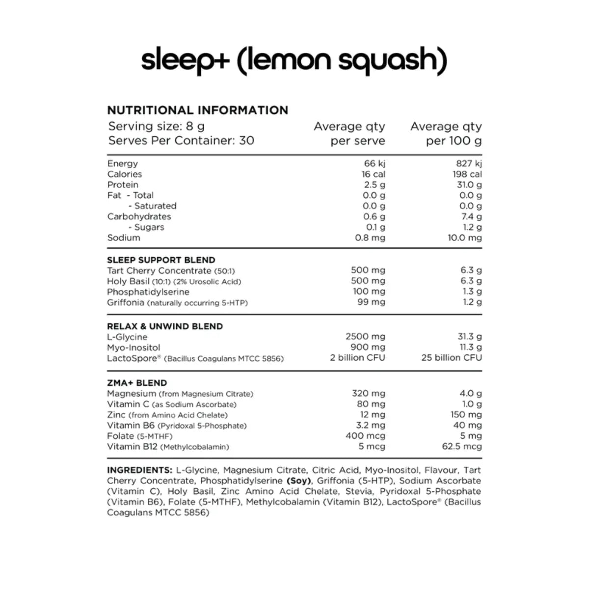 Sleep by Switch Nutrition