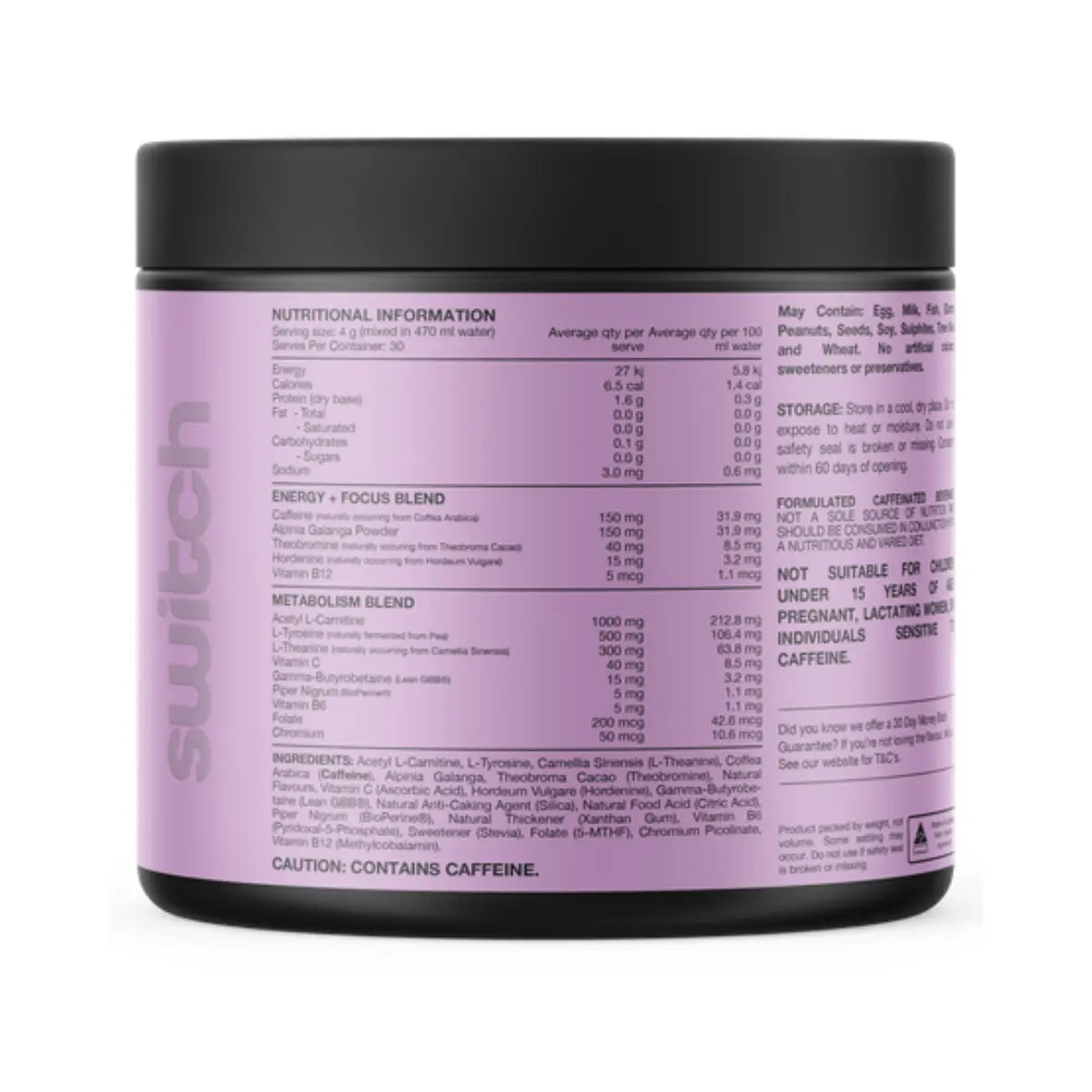 Thermal Switch by Switch Nutrition