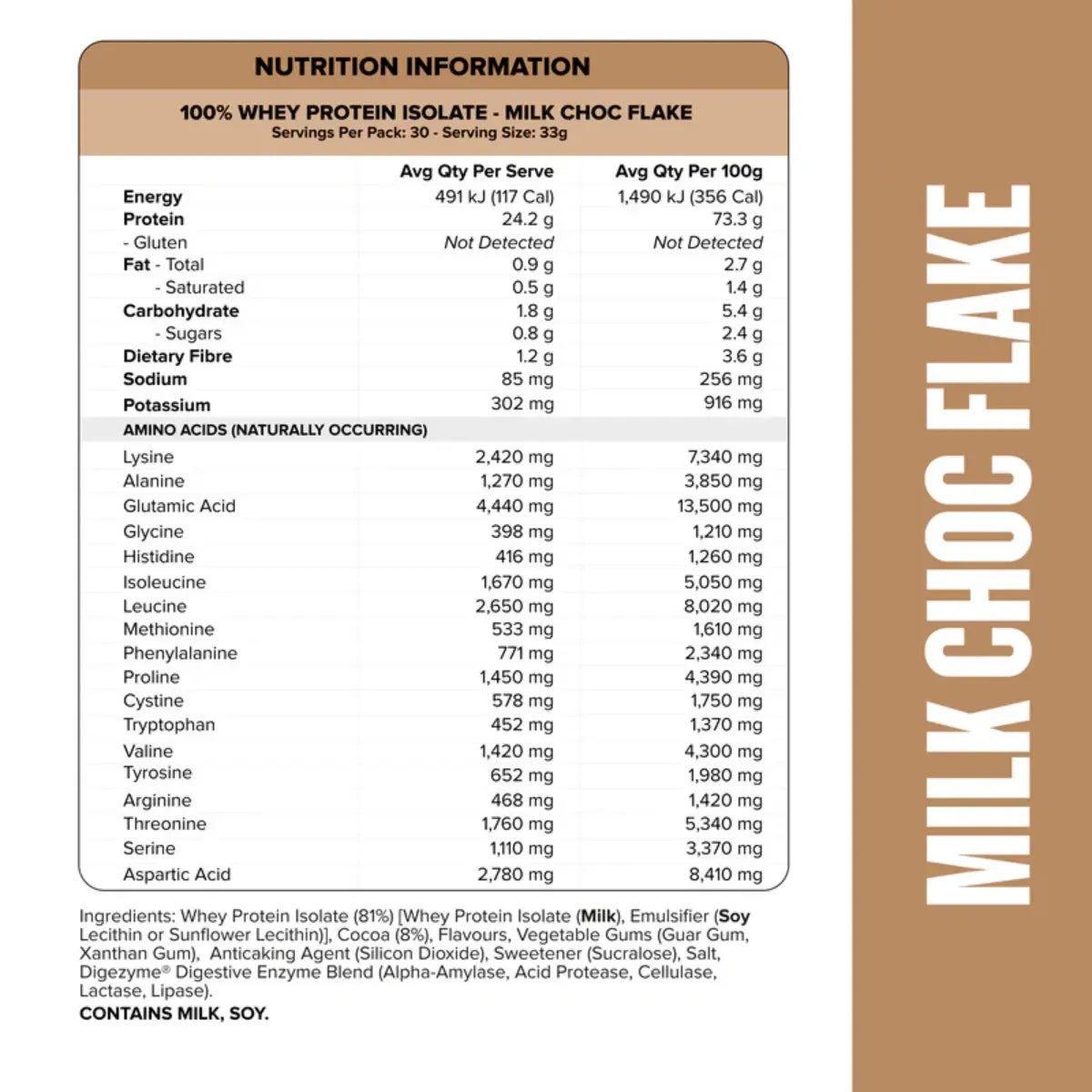Muscle Nation 100% Whey Isolate Protein