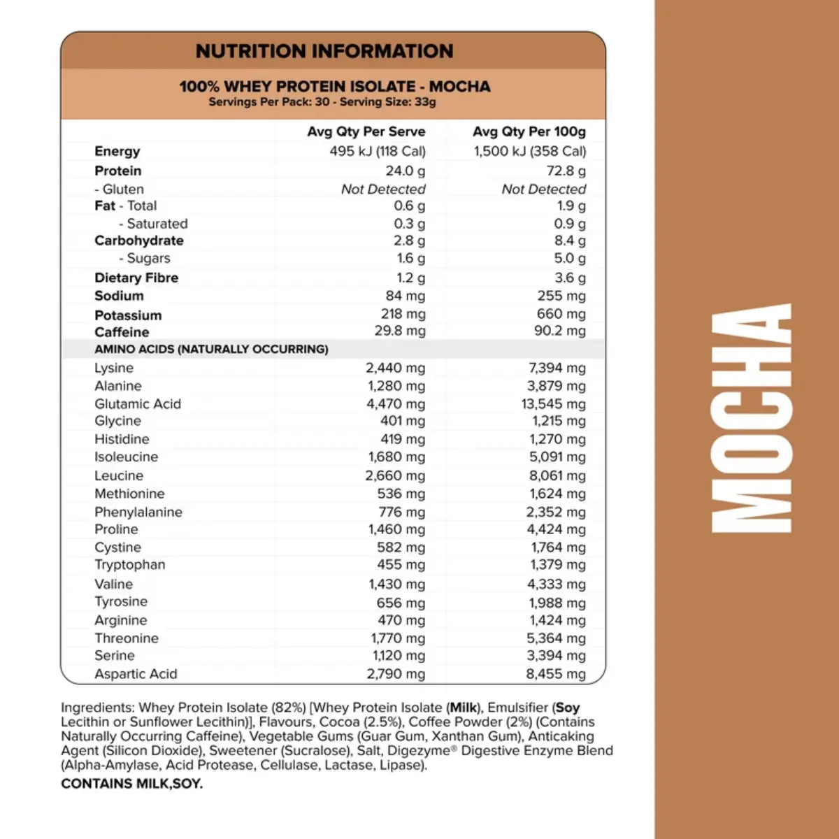 Muscle Nation 100% Whey Isolate Protein
