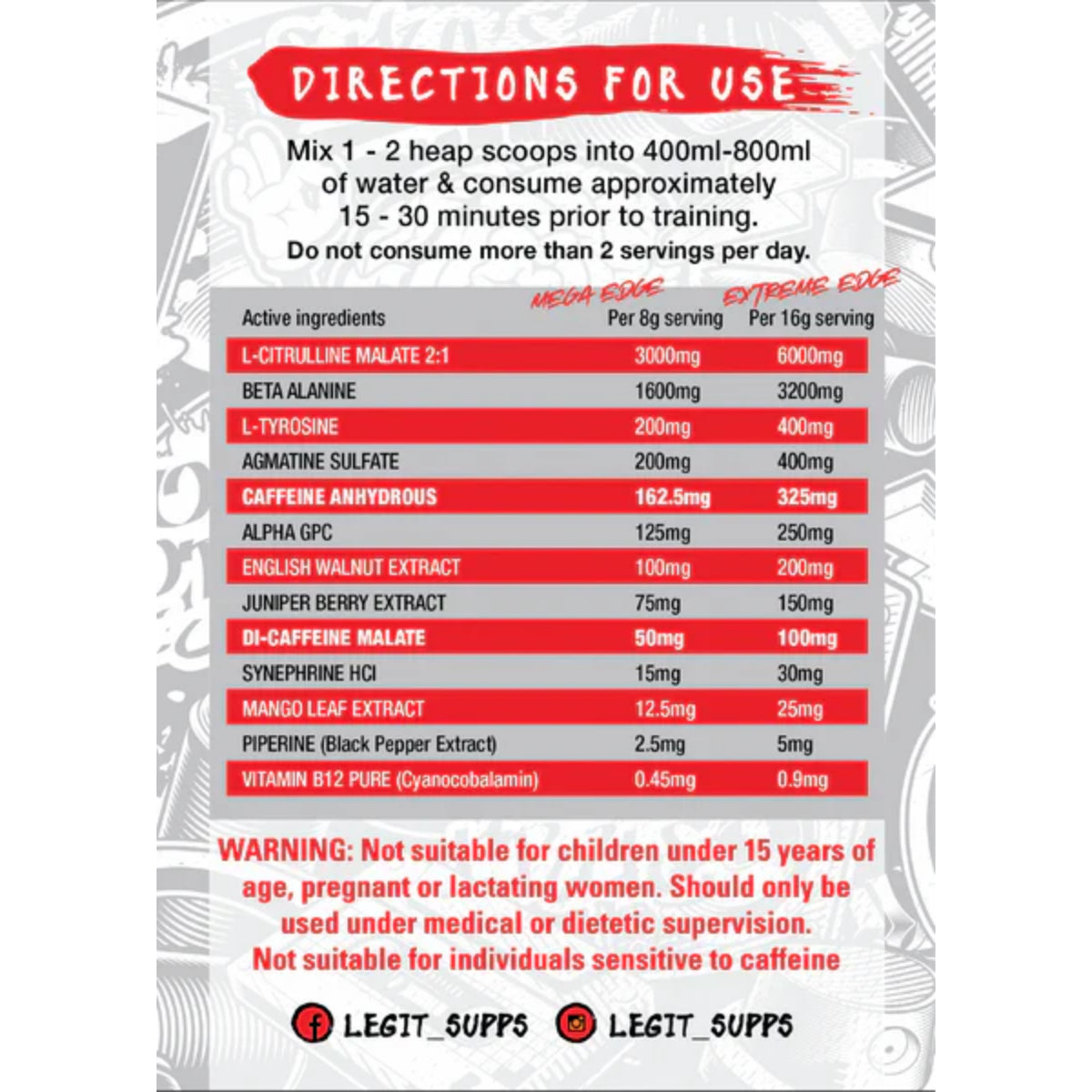 Edge Pre-Workout by Legit Supps
