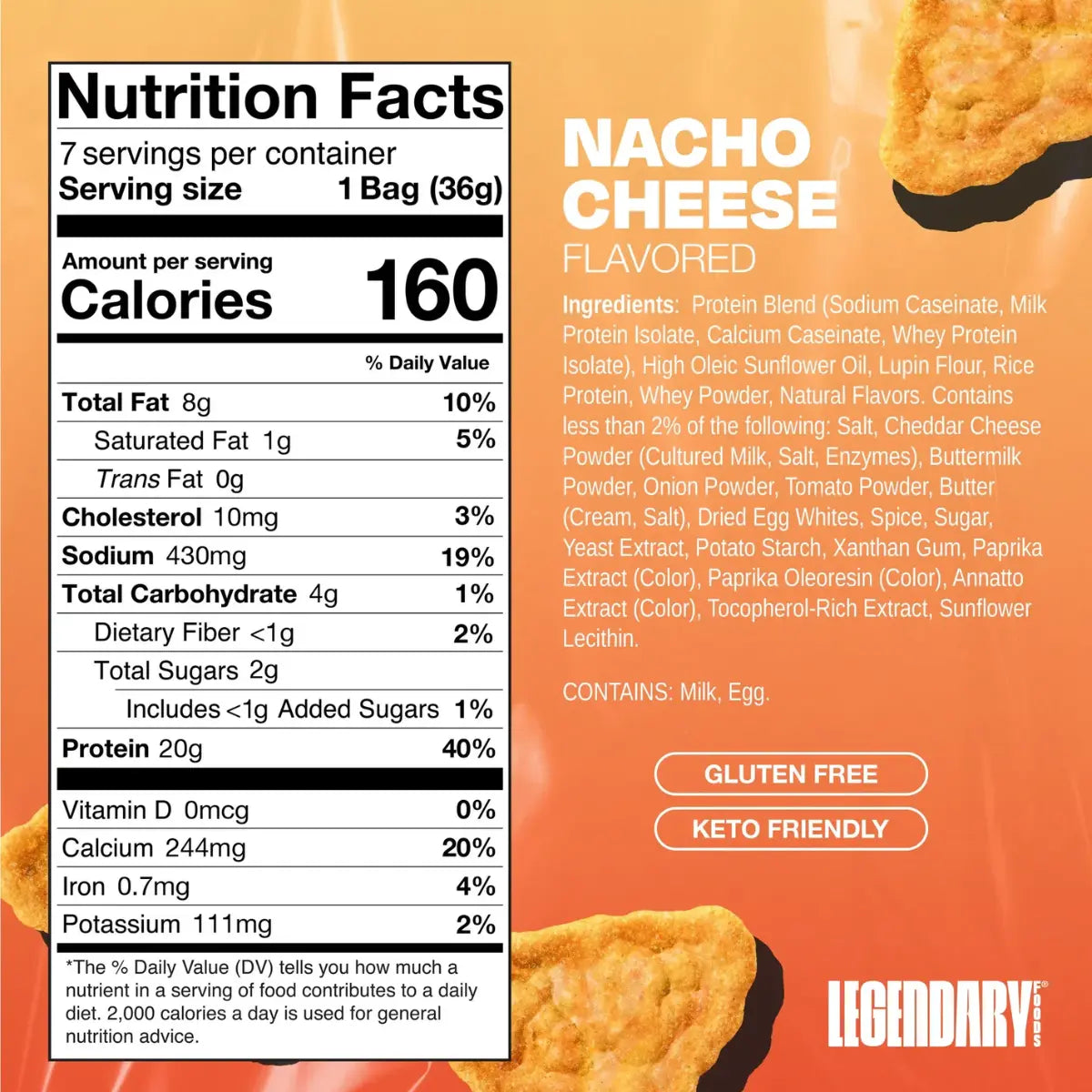 Popped Protein Chips