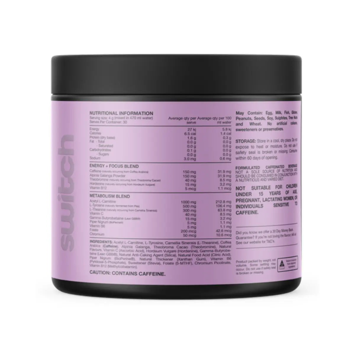 Thermal Switch by Switch Nutrition
