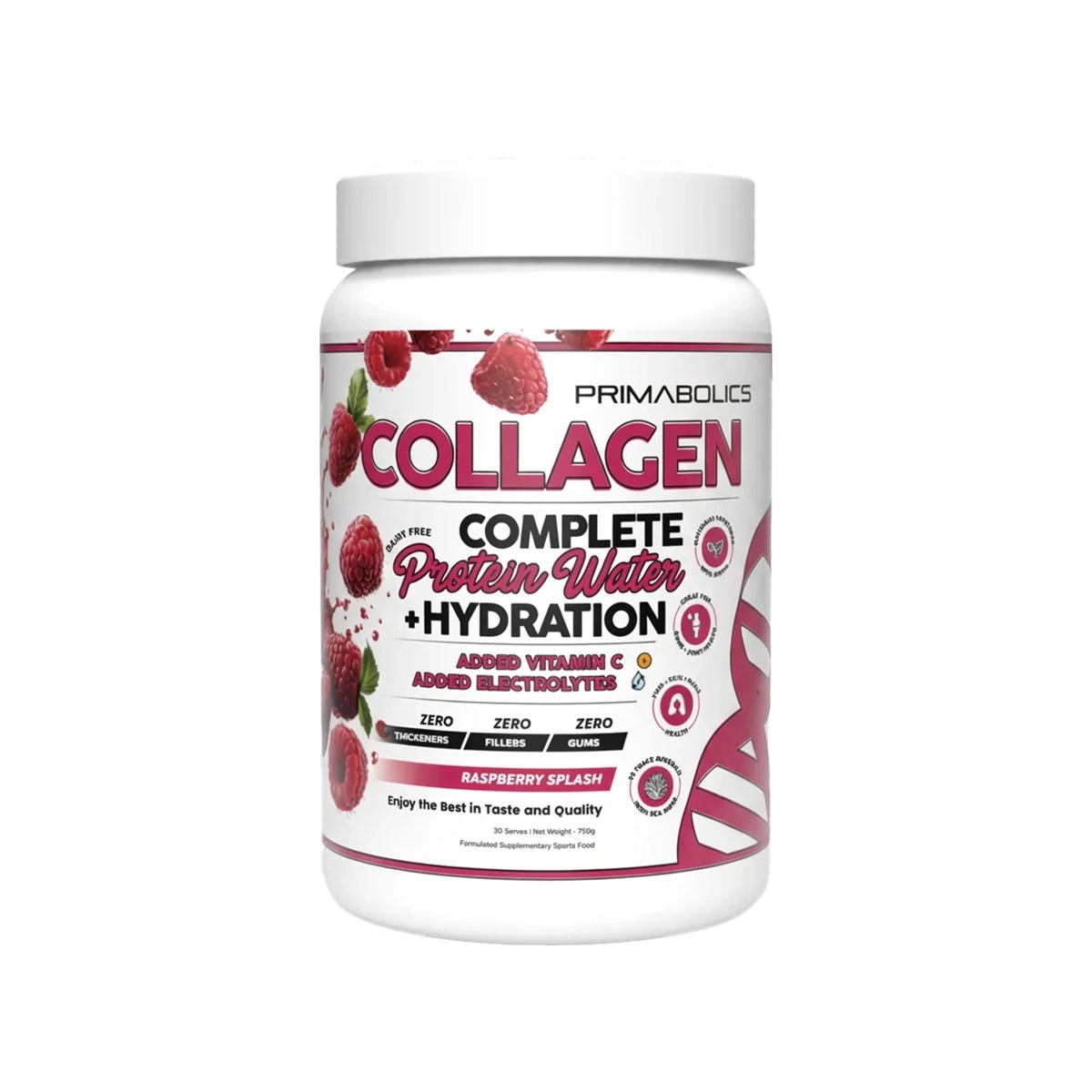 Complete Collagen Protein Water + Hydration by Primabolics