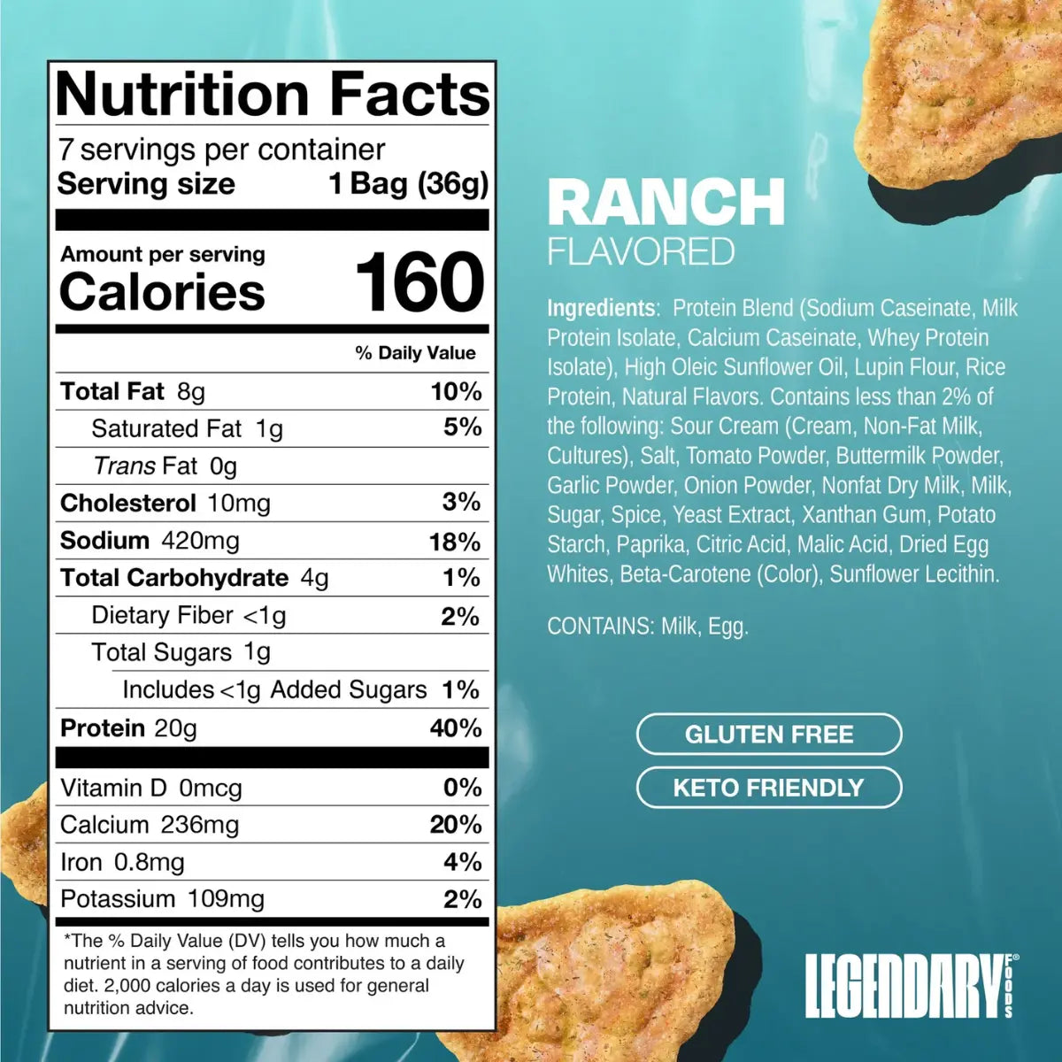 Popped Protein Chips