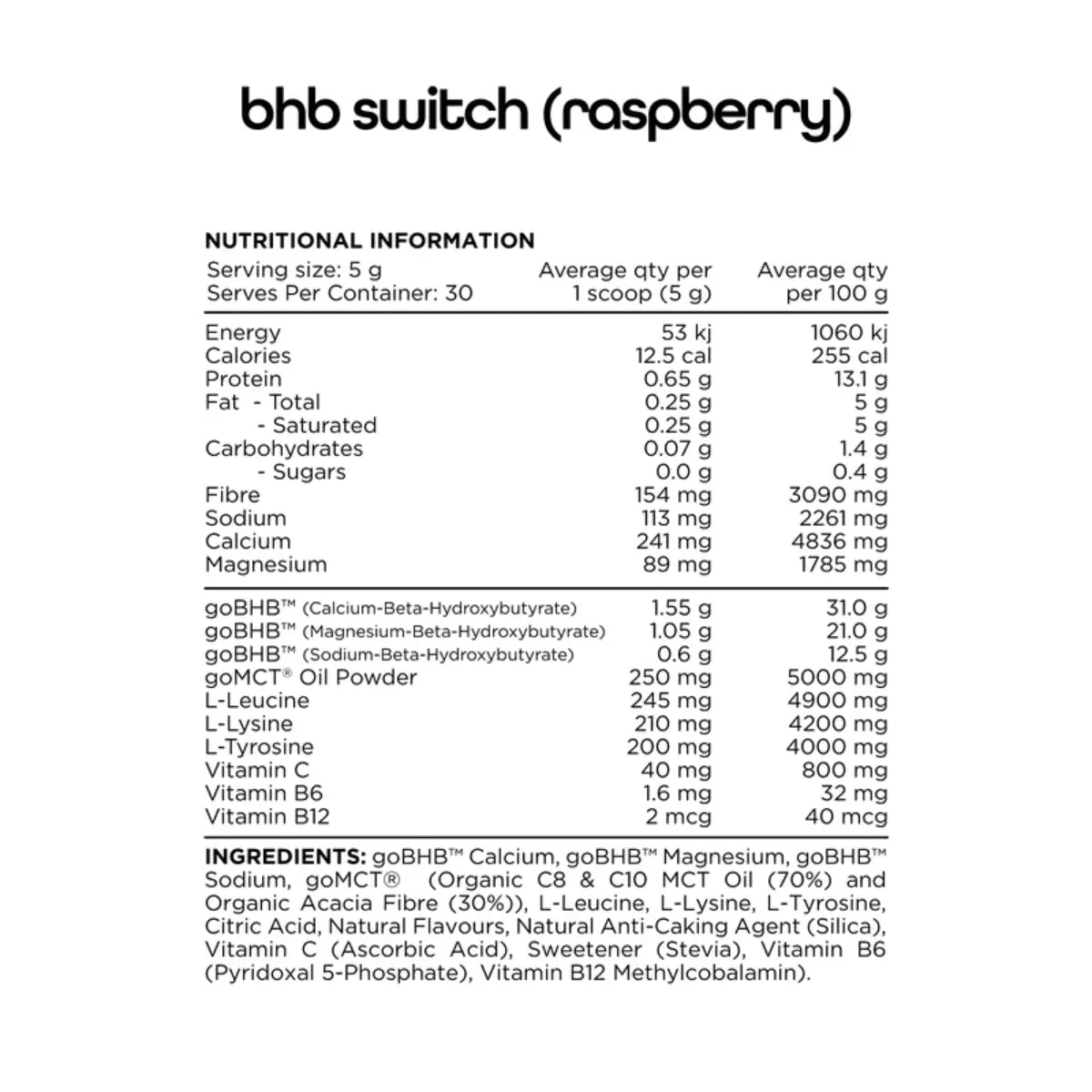 Keto Switch+ by Switch Nutrition