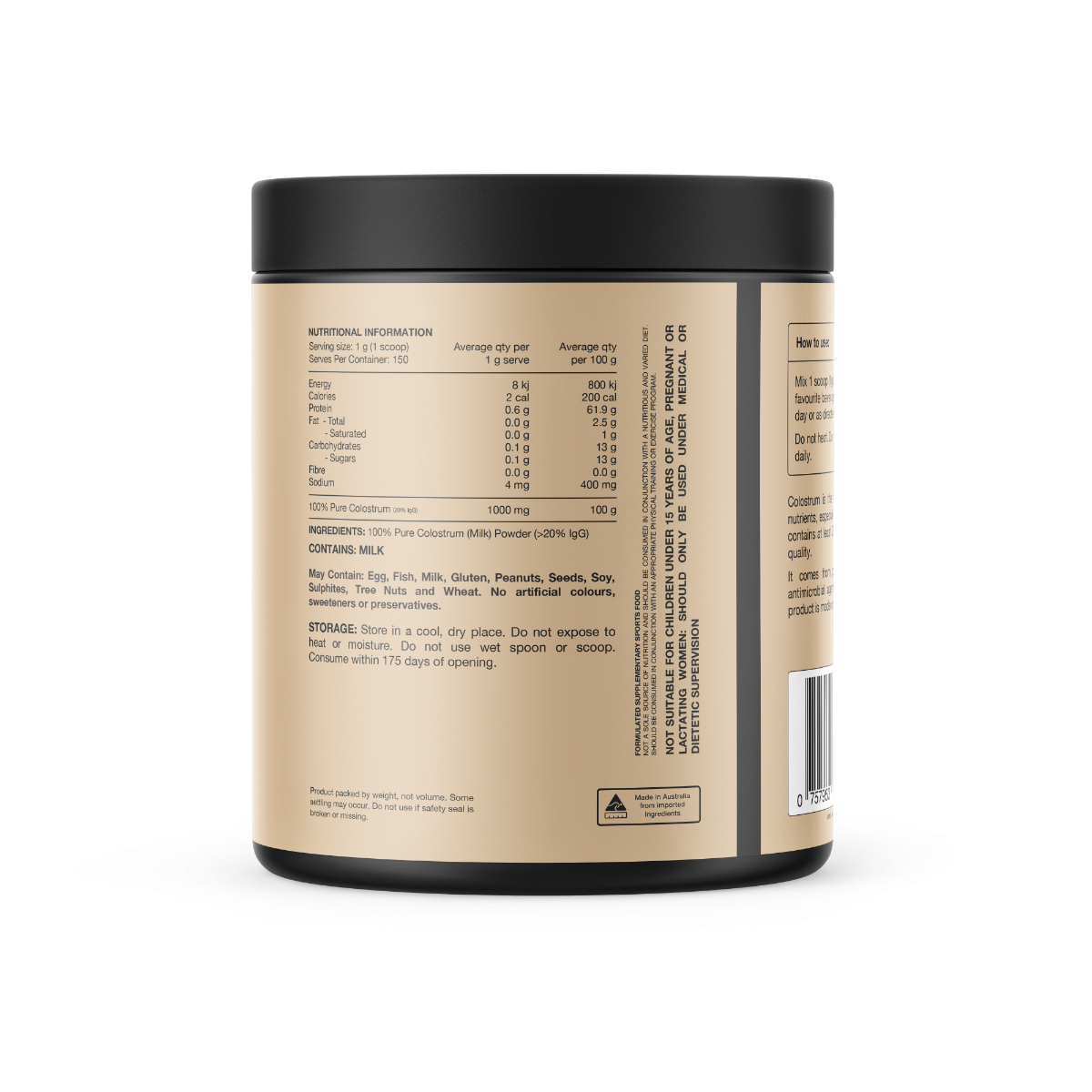 100% Pure Colostrum by Switch Nutrition
